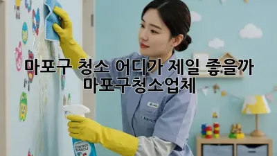 ✨ 마포구 청소, 어디가 제일 좋을까? 🔍 #마포구청소업체